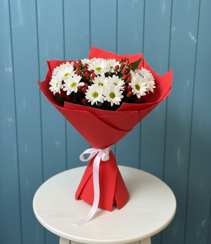 Букет цветов из: Хризантемы в Железноводске