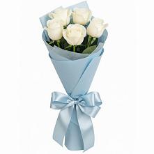 Букет 5 Белых роз Проуд в Железноводске