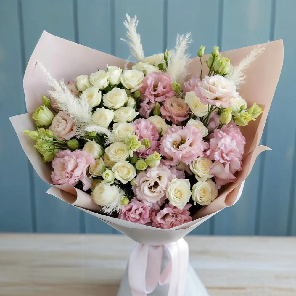 Букет цветов из: Альстромерии и Розы в Железноводске