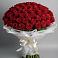 Букет 101 Красная роза Блэк Мэджик в Железноводске