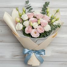 Букет цветов из:  Лизиантусы в Железноводске