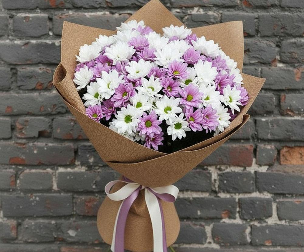 Букет цветов из: Хризантемы в Железноводске