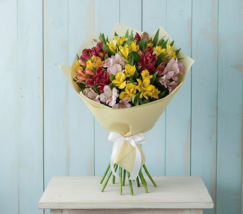 Букет цветов из: Альстромерии в Железноводске