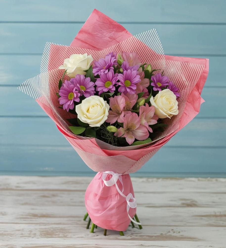 Букет цветов из: Герберы в Железноводске